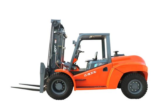 10T LPGの倉庫のフォークリフトのペーパー ロール クランプが付いているディーゼル上昇トラック