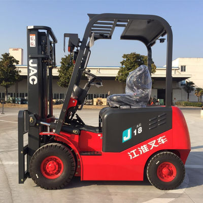 jACによってはライダーのフォークリフト1.8Tの高容量の電気フォークリフトが座る