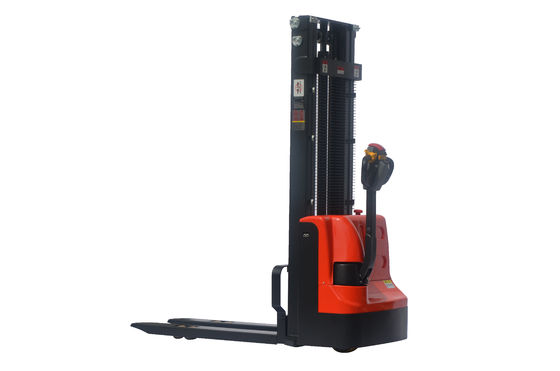 JACの機械歩行者の電気Straddleパレット スタッカーのフォークリフト1T