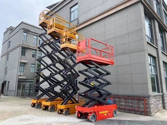 現代JACは空気のプラットホームの上昇の仕事車10m 320kgを切る