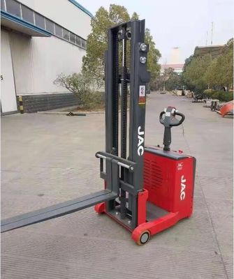 700kgはパレット上昇の後ろの半電気パレット スタッカーの歩行を相殺した
